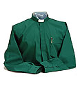 Mens Clerical Shirt - S7331 - 1" Slip-in collar, Long Sleeve